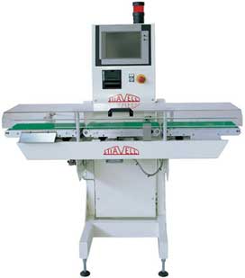 Stiavelli weighing technology, automatic checkweighers with integrated metal detectors