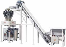 SVMA - SNACK High Speed VFFS Vertical Form Fill Seal machines with integrated Multihead Combination Weighers